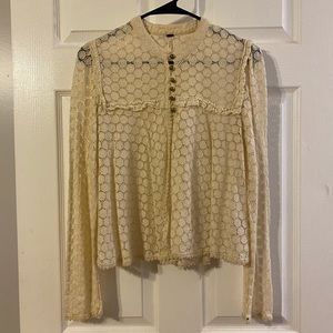 Free people lace top